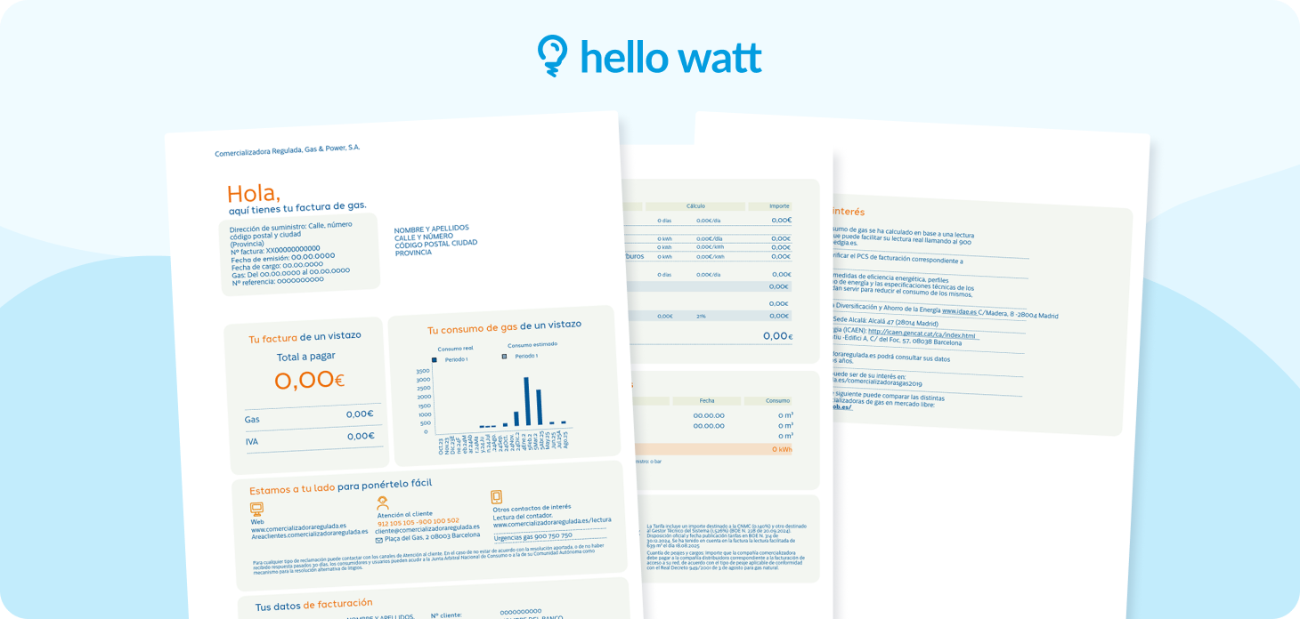 Gas & Power facturas